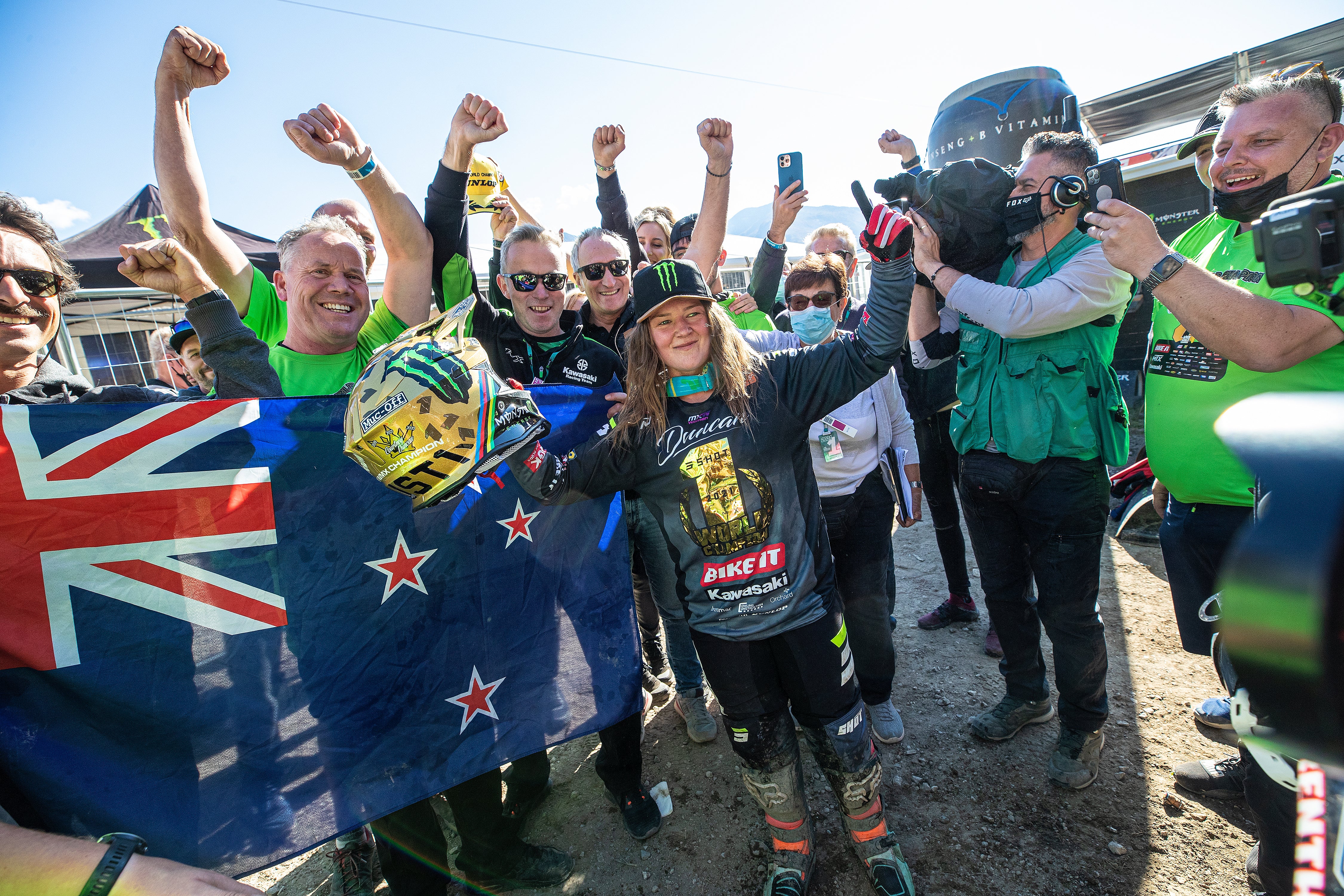 Bike-It MTX Kawasaki rider Courtney Duncan has dominated women’s MX