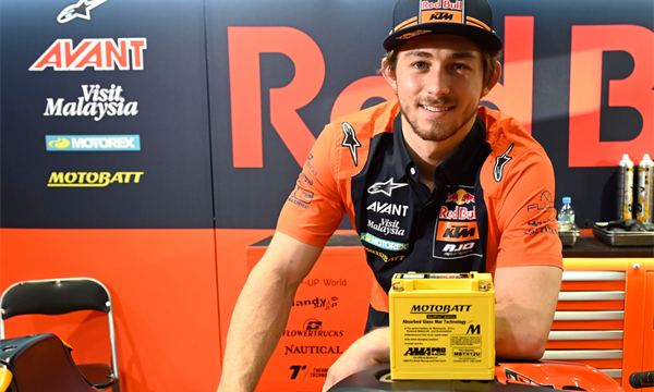 Motobatt Partners with Red Bull KTM AJO Racing and Remy Gardner